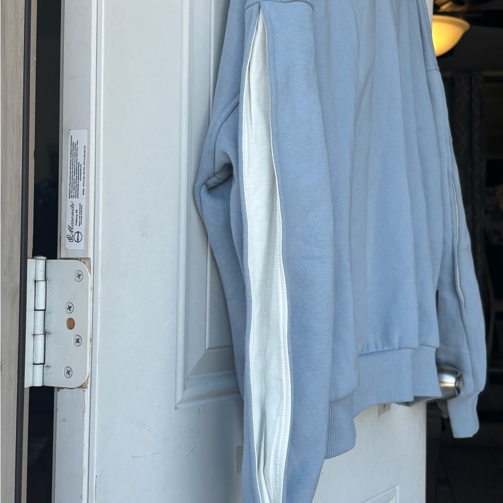 PLAYBOY Sky Blue Women's Hoodie - Picture 4 of 11